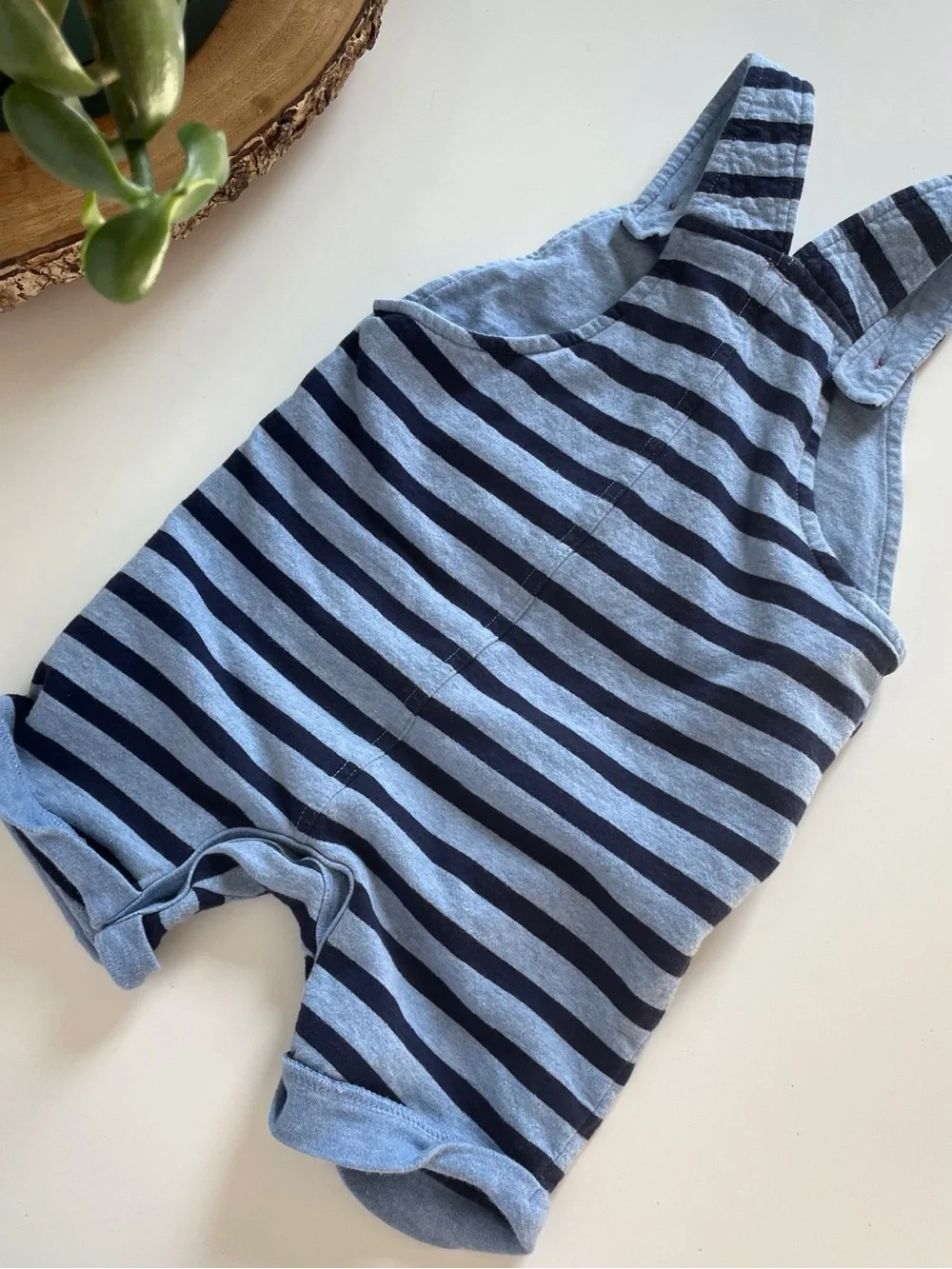 Blue Zoo Striped Dinosaur Tractor Car Helicopter Overalls | 18-24m